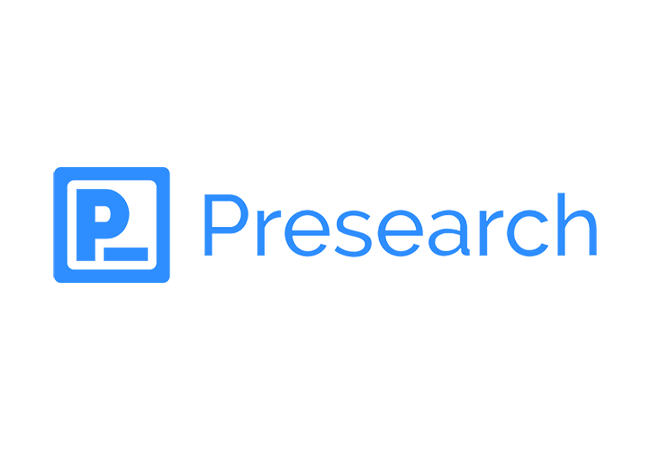 presearch search engine logo