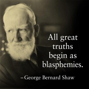 george bernard shaw blasphemies